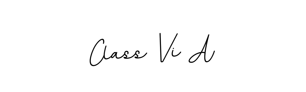 Make a beautiful signature design for name Class Vi A. With this signature (BallpointsItalic-DORy9) style, you can create a handwritten signature for free. Class Vi A signature style 11 images and pictures png