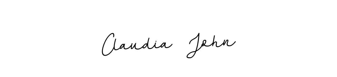It looks lik you need a new signature style for name Claudia  John. Design unique handwritten (BallpointsItalic-DORy9) signature with our free signature maker in just a few clicks. Claudia  John signature style 11 images and pictures png