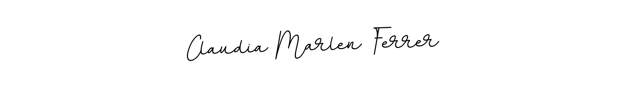 Use a signature maker to create a handwritten signature online. With this signature software, you can design (BallpointsItalic-DORy9) your own signature for name Claudia Marlen Ferrer. Claudia Marlen Ferrer signature style 11 images and pictures png