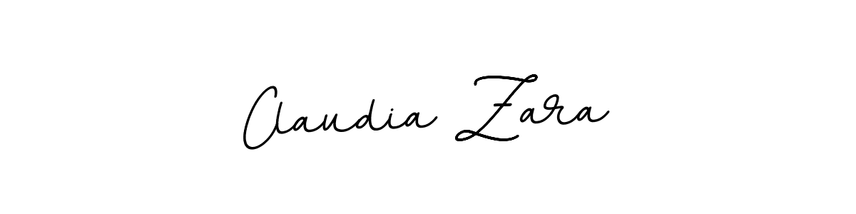 You should practise on your own different ways (BallpointsItalic-DORy9) to write your name (Claudia Zara) in signature. don't let someone else do it for you. Claudia Zara signature style 11 images and pictures png