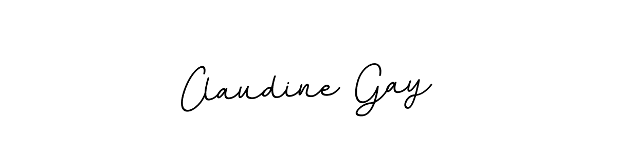 Design your own signature with our free online signature maker. With this signature software, you can create a handwritten (BallpointsItalic-DORy9) signature for name Claudine Gay. Claudine Gay signature style 11 images and pictures png