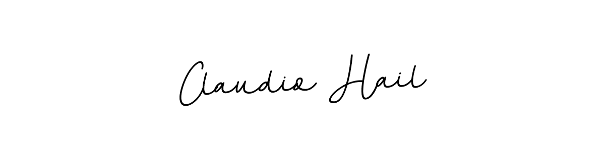 Design your own signature with our free online signature maker. With this signature software, you can create a handwritten (BallpointsItalic-DORy9) signature for name Claudio Hail. Claudio Hail signature style 11 images and pictures png