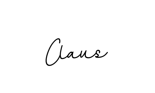 Design your own signature with our free online signature maker. With this signature software, you can create a handwritten (BallpointsItalic-DORy9) signature for name Claus. Claus signature style 11 images and pictures png