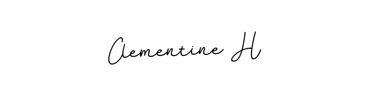 Make a beautiful signature design for name Clementine H. Use this online signature maker to create a handwritten signature for free. Clementine H signature style 11 images and pictures png