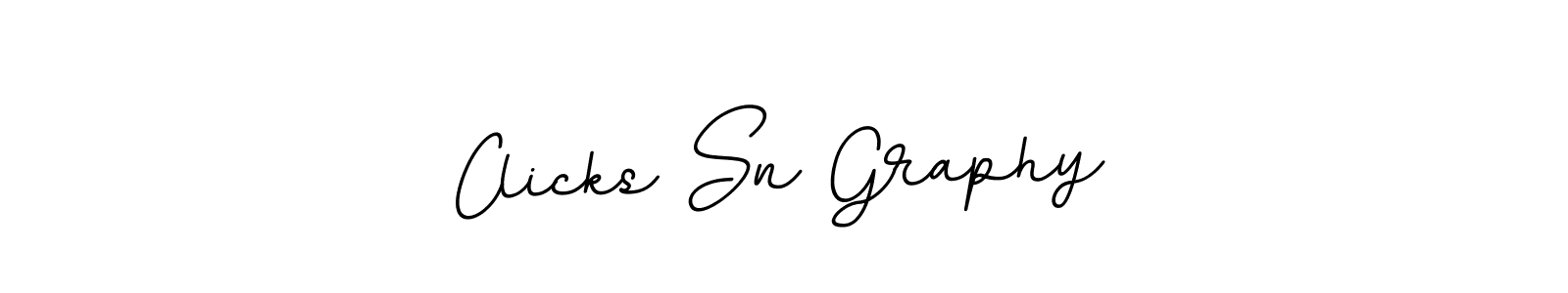 Design your own signature with our free online signature maker. With this signature software, you can create a handwritten (BallpointsItalic-DORy9) signature for name Clicks Sn Graphy. Clicks Sn Graphy signature style 11 images and pictures png