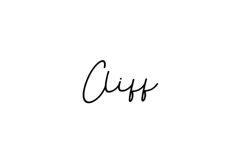 Use a signature maker to create a handwritten signature online. With this signature software, you can design (BallpointsItalic-DORy9) your own signature for name Cliff. Cliff signature style 11 images and pictures png