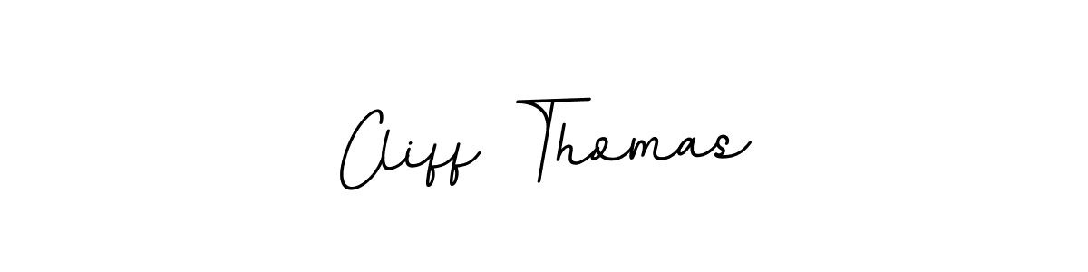 Design your own signature with our free online signature maker. With this signature software, you can create a handwritten (BallpointsItalic-DORy9) signature for name Cliff Thomas. Cliff Thomas signature style 11 images and pictures png