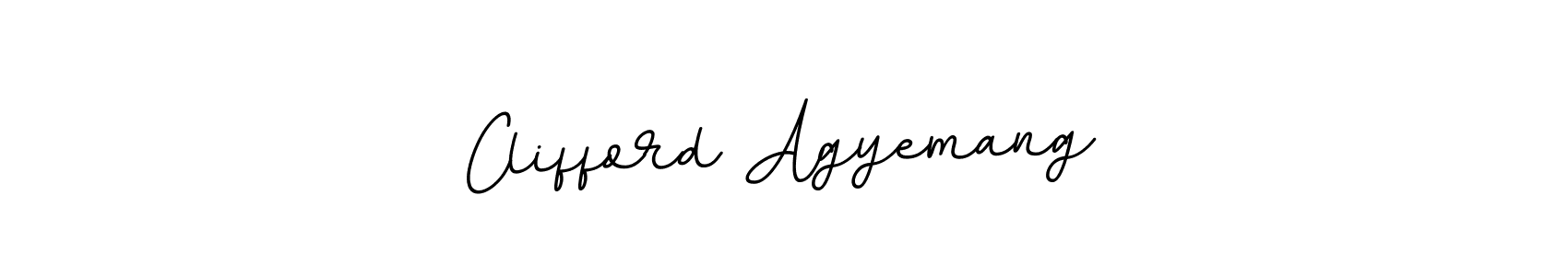 Design your own signature with our free online signature maker. With this signature software, you can create a handwritten (BallpointsItalic-DORy9) signature for name Clifford Agyemang. Clifford Agyemang signature style 11 images and pictures png