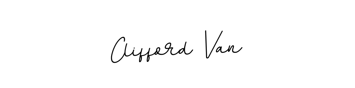 Make a beautiful signature design for name Clifford Van. With this signature (BallpointsItalic-DORy9) style, you can create a handwritten signature for free. Clifford Van signature style 11 images and pictures png