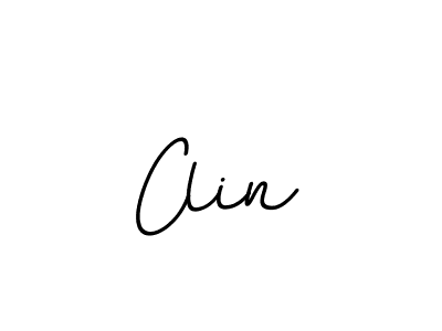 Use a signature maker to create a handwritten signature online. With this signature software, you can design (BallpointsItalic-DORy9) your own signature for name Clin. Clin signature style 11 images and pictures png
