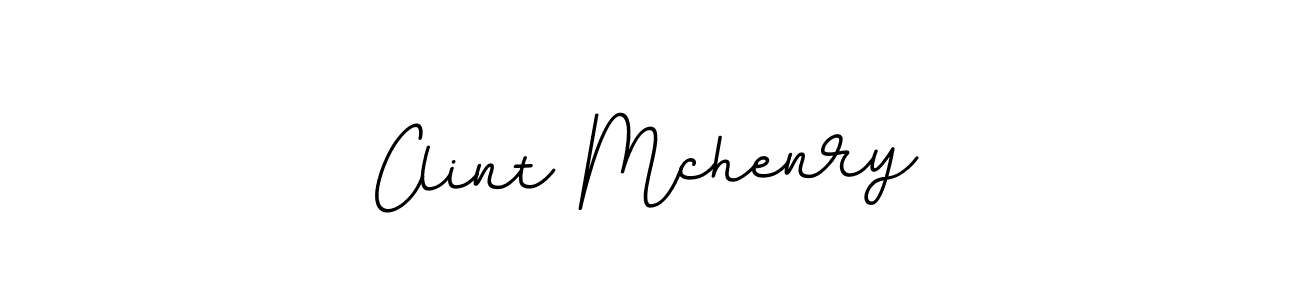 Make a beautiful signature design for name Clint Mchenry. With this signature (BallpointsItalic-DORy9) style, you can create a handwritten signature for free. Clint Mchenry signature style 11 images and pictures png