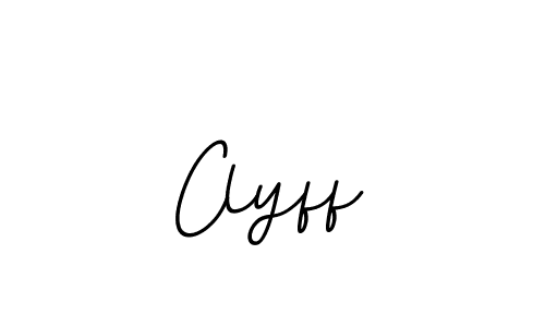 Make a beautiful signature design for name Clyff. Use this online signature maker to create a handwritten signature for free. Clyff signature style 11 images and pictures png