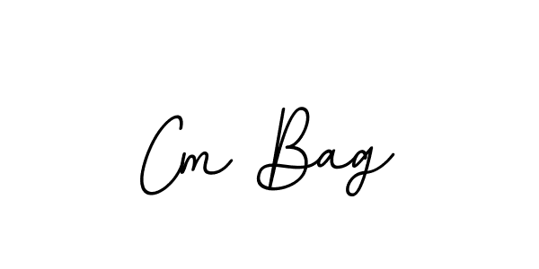 if you are searching for the best signature style for your name Cm Bag. so please give up your signature search. here we have designed multiple signature styles  using BallpointsItalic-DORy9. Cm Bag signature style 11 images and pictures png