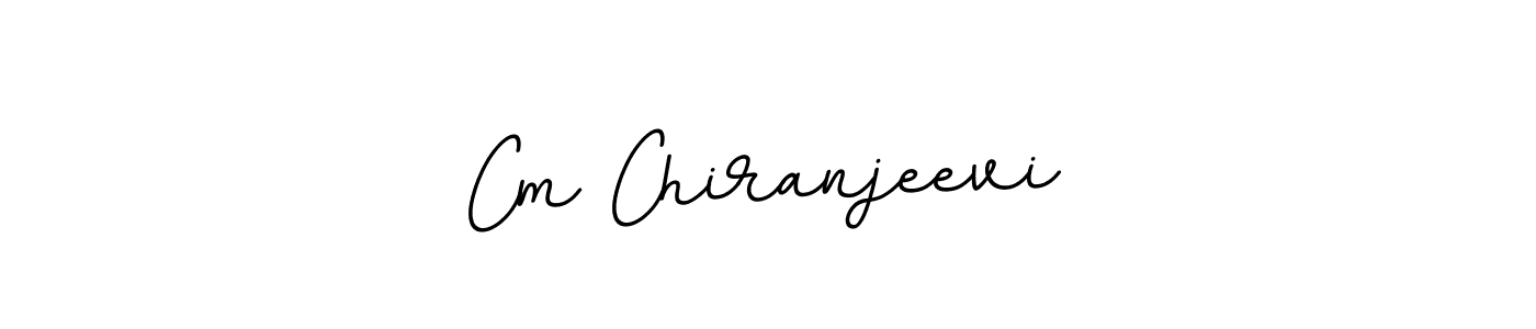How to make Cm Chiranjeevi name signature. Use BallpointsItalic-DORy9 style for creating short signs online. This is the latest handwritten sign. Cm Chiranjeevi signature style 11 images and pictures png