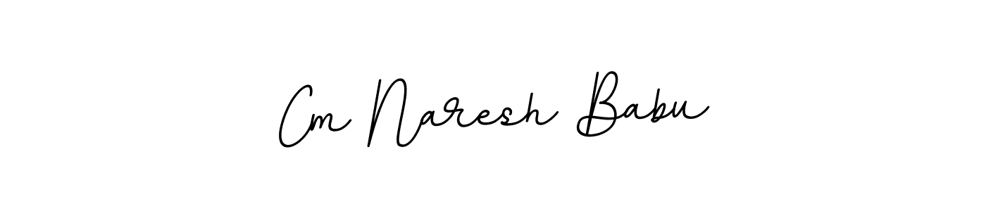 Cm Naresh Babu stylish signature style. Best Handwritten Sign (BallpointsItalic-DORy9) for my name. Handwritten Signature Collection Ideas for my name Cm Naresh Babu. Cm Naresh Babu signature style 11 images and pictures png