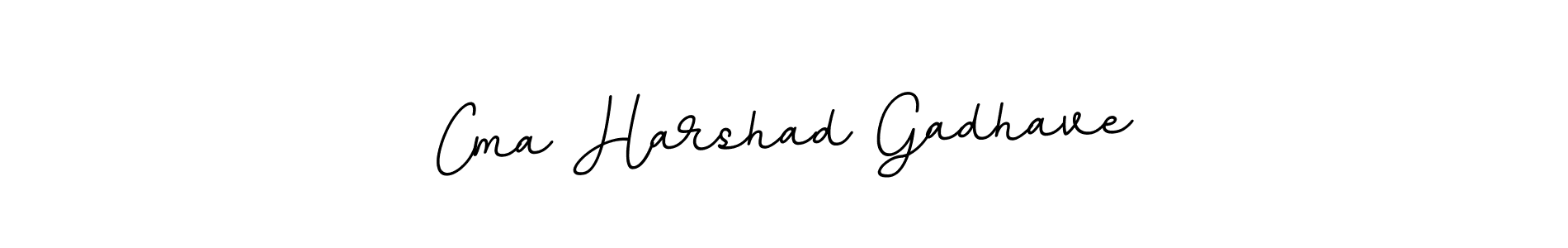 Also we have Cma Harshad Gadhave name is the best signature style. Create professional handwritten signature collection using BallpointsItalic-DORy9 autograph style. Cma Harshad Gadhave signature style 11 images and pictures png