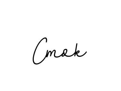 You should practise on your own different ways (BallpointsItalic-DORy9) to write your name (Cmok) in signature. don't let someone else do it for you. Cmok signature style 11 images and pictures png