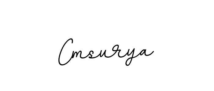 Also we have Cmsurya name is the best signature style. Create professional handwritten signature collection using BallpointsItalic-DORy9 autograph style. Cmsurya signature style 11 images and pictures png