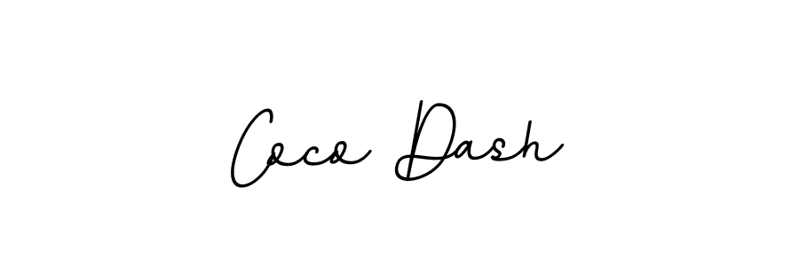 Create a beautiful signature design for name Coco Dash. With this signature (BallpointsItalic-DORy9) fonts, you can make a handwritten signature for free. Coco Dash signature style 11 images and pictures png