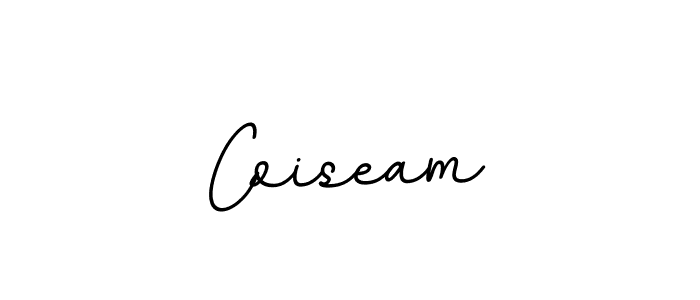 How to make Coiseam name signature. Use BallpointsItalic-DORy9 style for creating short signs online. This is the latest handwritten sign. Coiseam signature style 11 images and pictures png