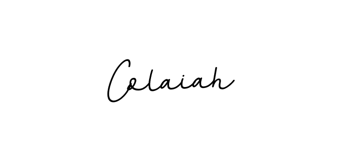 You should practise on your own different ways (BallpointsItalic-DORy9) to write your name (Colaiah) in signature. don't let someone else do it for you. Colaiah signature style 11 images and pictures png
