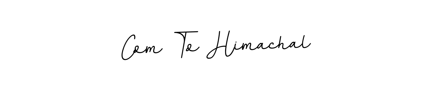 This is the best signature style for the Com To Himachal name. Also you like these signature font (BallpointsItalic-DORy9). Mix name signature. Com To Himachal signature style 11 images and pictures png