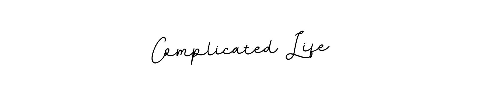 How to make Complicated Life name signature. Use BallpointsItalic-DORy9 style for creating short signs online. This is the latest handwritten sign. Complicated Life signature style 11 images and pictures png