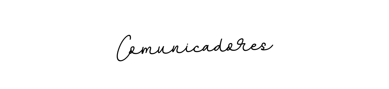 It looks lik you need a new signature style for name Comunicadores. Design unique handwritten (BallpointsItalic-DORy9) signature with our free signature maker in just a few clicks. Comunicadores signature style 11 images and pictures png