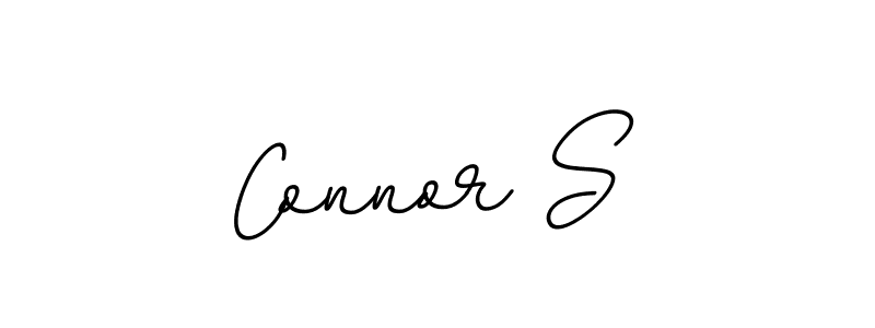 Connor S stylish signature style. Best Handwritten Sign (BallpointsItalic-DORy9) for my name. Handwritten Signature Collection Ideas for my name Connor S. Connor S signature style 11 images and pictures png