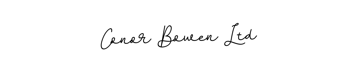 Use a signature maker to create a handwritten signature online. With this signature software, you can design (BallpointsItalic-DORy9) your own signature for name Conor Bowen Ltd. Conor Bowen Ltd signature style 11 images and pictures png