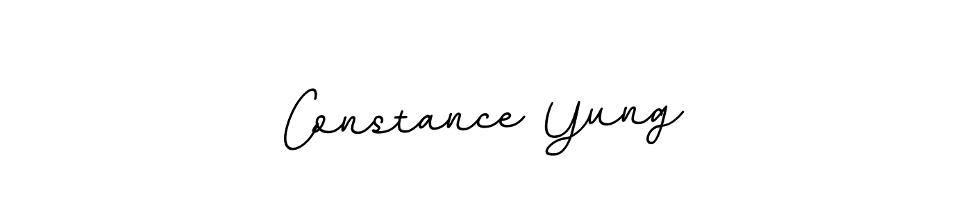 Check out images of Autograph of Constance Yung name. Actor Constance Yung Signature Style. BallpointsItalic-DORy9 is a professional sign style online. Constance Yung signature style 11 images and pictures png
