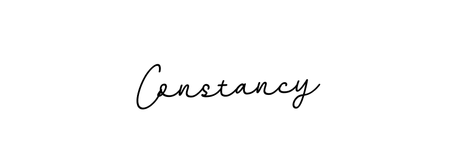 Use a signature maker to create a handwritten signature online. With this signature software, you can design (BallpointsItalic-DORy9) your own signature for name Constancy. Constancy signature style 11 images and pictures png