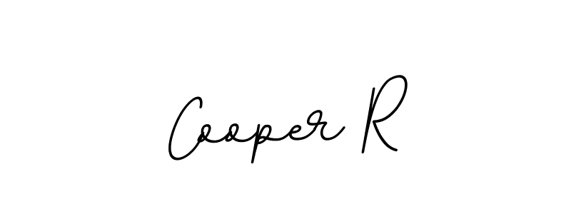 Design your own signature with our free online signature maker. With this signature software, you can create a handwritten (BallpointsItalic-DORy9) signature for name Cooper R. Cooper R signature style 11 images and pictures png