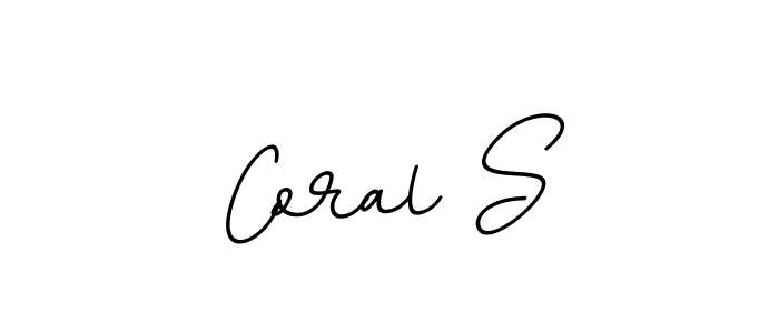 How to Draw Coral S signature style? BallpointsItalic-DORy9 is a latest design signature styles for name Coral S. Coral S signature style 11 images and pictures png