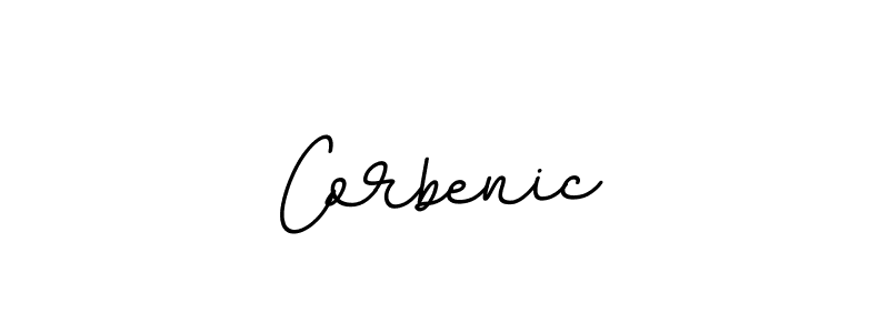 How to make Corbenic name signature. Use BallpointsItalic-DORy9 style for creating short signs online. This is the latest handwritten sign. Corbenic signature style 11 images and pictures png