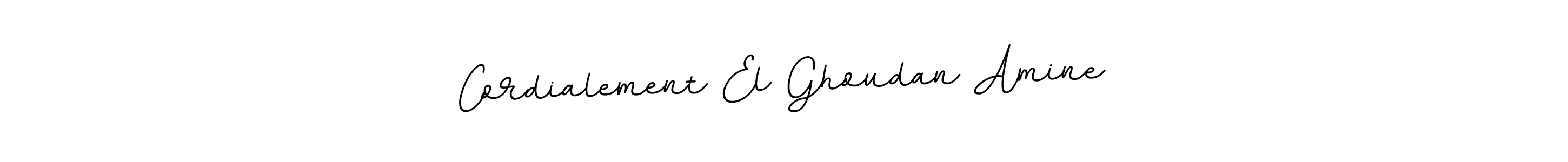 Make a beautiful signature design for name Cordialement El Ghoudan Amine. Use this online signature maker to create a handwritten signature for free. Cordialement El Ghoudan Amine signature style 11 images and pictures png