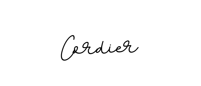 How to make Cordier name signature. Use BallpointsItalic-DORy9 style for creating short signs online. This is the latest handwritten sign. Cordier signature style 11 images and pictures png