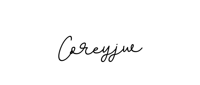 The best way (BallpointsItalic-DORy9) to make a short signature is to pick only two or three words in your name. The name Coreyjw include a total of six letters. For converting this name. Coreyjw signature style 11 images and pictures png