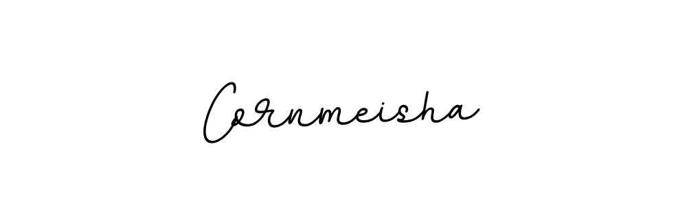 Create a beautiful signature design for name Cornmeisha. With this signature (BallpointsItalic-DORy9) fonts, you can make a handwritten signature for free. Cornmeisha signature style 11 images and pictures png