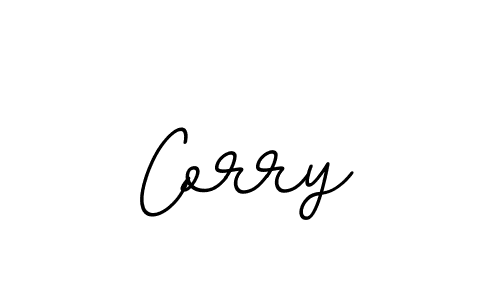 You should practise on your own different ways (BallpointsItalic-DORy9) to write your name (Corry) in signature. don't let someone else do it for you. Corry signature style 11 images and pictures png