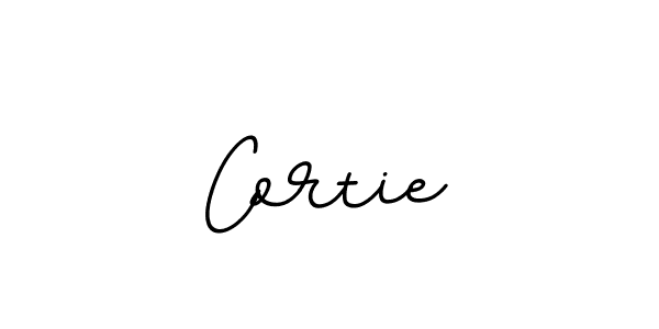You should practise on your own different ways (BallpointsItalic-DORy9) to write your name (Cortie) in signature. don't let someone else do it for you. Cortie signature style 11 images and pictures png