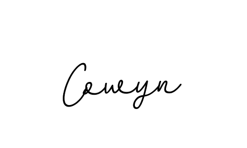 Make a beautiful signature design for name Cowyn. With this signature (BallpointsItalic-DORy9) style, you can create a handwritten signature for free. Cowyn signature style 11 images and pictures png