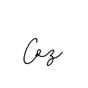 if you are searching for the best signature style for your name Coz. so please give up your signature search. here we have designed multiple signature styles  using BallpointsItalic-DORy9. Coz signature style 11 images and pictures png