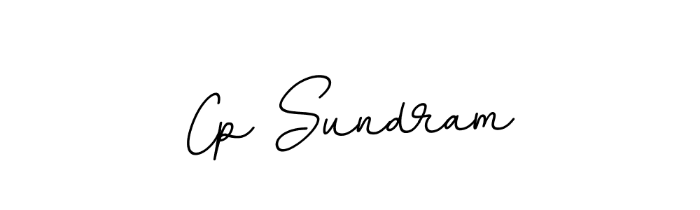 You should practise on your own different ways (BallpointsItalic-DORy9) to write your name (Cp Sundram) in signature. don't let someone else do it for you. Cp Sundram signature style 11 images and pictures png