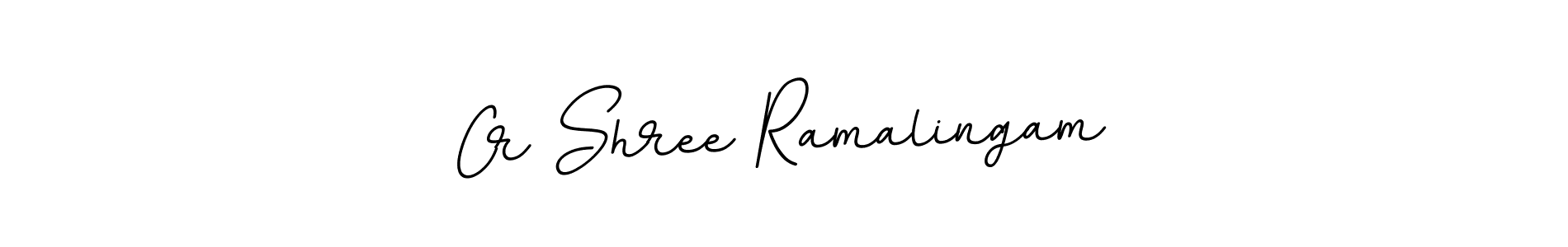 Create a beautiful signature design for name Cr Shree Ramalingam. With this signature (BallpointsItalic-DORy9) fonts, you can make a handwritten signature for free. Cr Shree Ramalingam signature style 11 images and pictures png