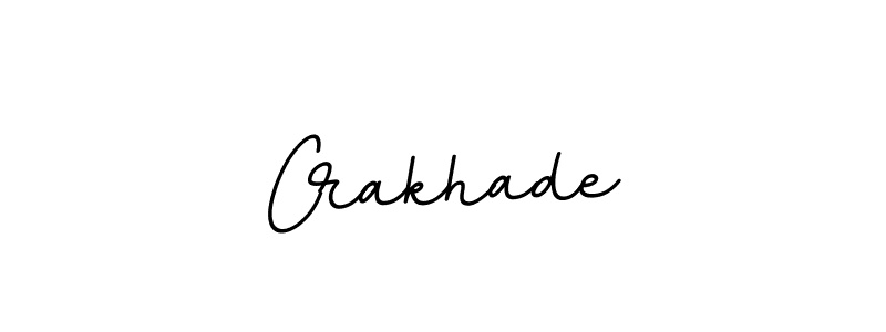 Use a signature maker to create a handwritten signature online. With this signature software, you can design (BallpointsItalic-DORy9) your own signature for name Crakhade. Crakhade signature style 11 images and pictures png