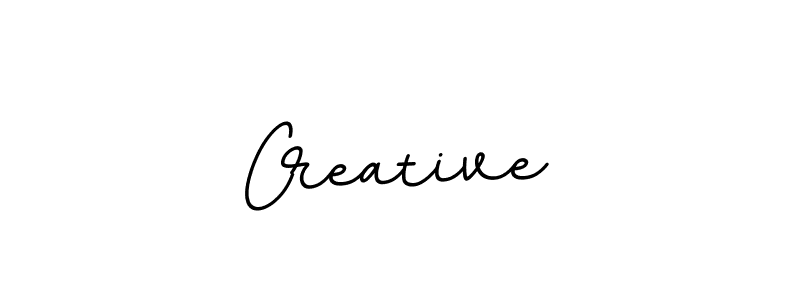 Create a beautiful signature design for name Creative. With this signature (BallpointsItalic-DORy9) fonts, you can make a handwritten signature for free. Creative signature style 11 images and pictures png