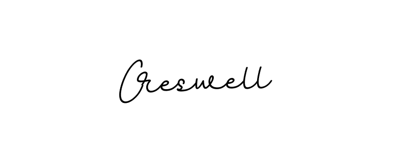 How to make Creswell signature? BallpointsItalic-DORy9 is a professional autograph style. Create handwritten signature for Creswell name. Creswell signature style 11 images and pictures png