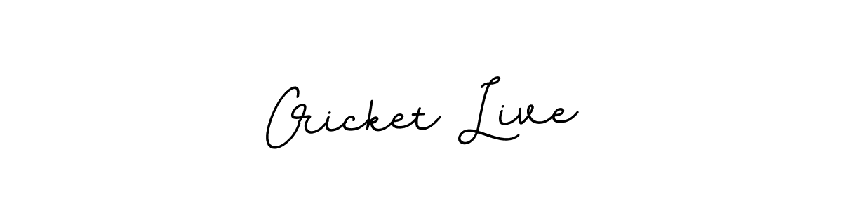 Use a signature maker to create a handwritten signature online. With this signature software, you can design (BallpointsItalic-DORy9) your own signature for name Cricket Live. Cricket Live signature style 11 images and pictures png