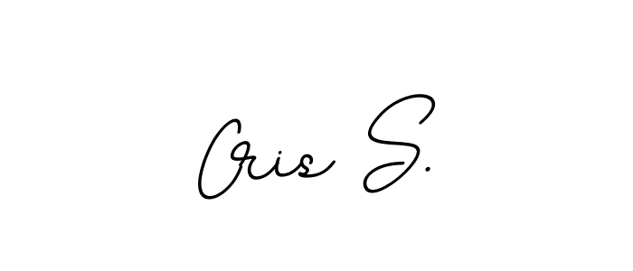 How to make Cris S. name signature. Use BallpointsItalic-DORy9 style for creating short signs online. This is the latest handwritten sign. Cris S. signature style 11 images and pictures png